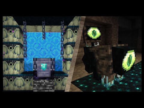 A COMUNIDADE CONSEGUIU ADICIONAR A SUPER DIMENSÃO DO MOB WARDEN NO MINECRAFT