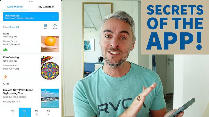Secrets of Royal Caribbean's Mobile App! Hidden Features and Information!