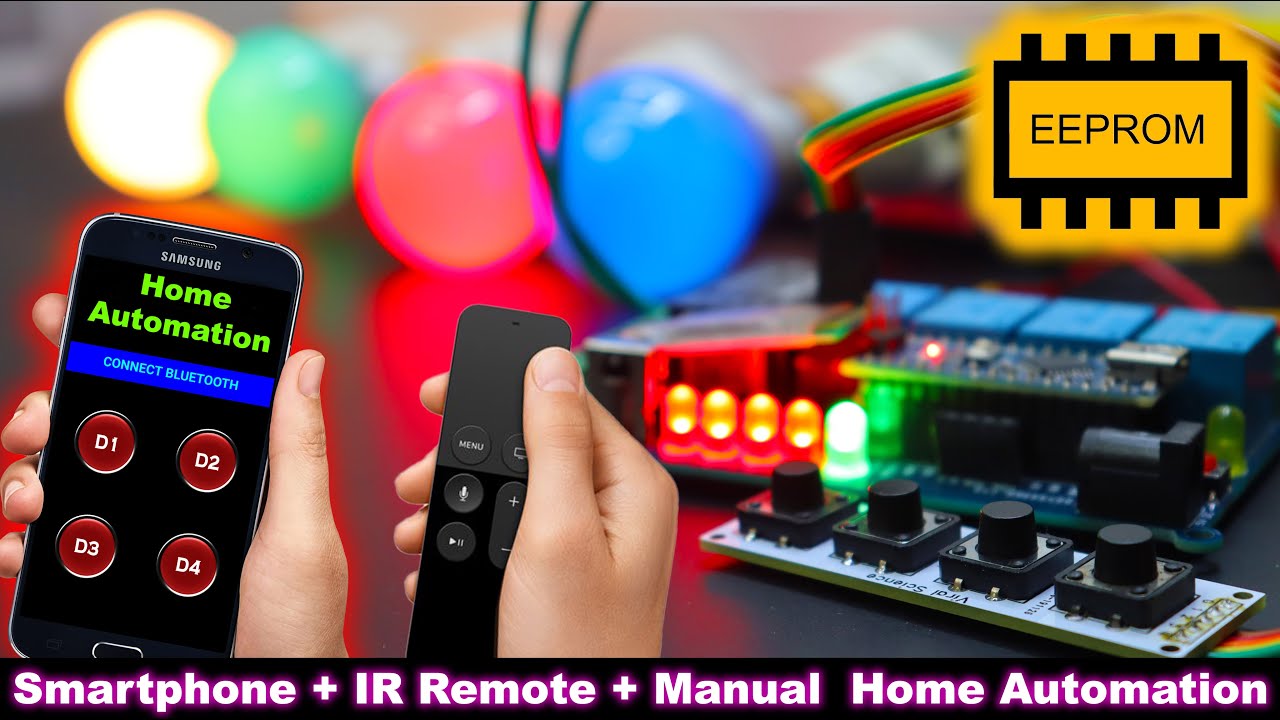 Arduino Smartphone | IR Remote | Manual Home Automation - YouTube