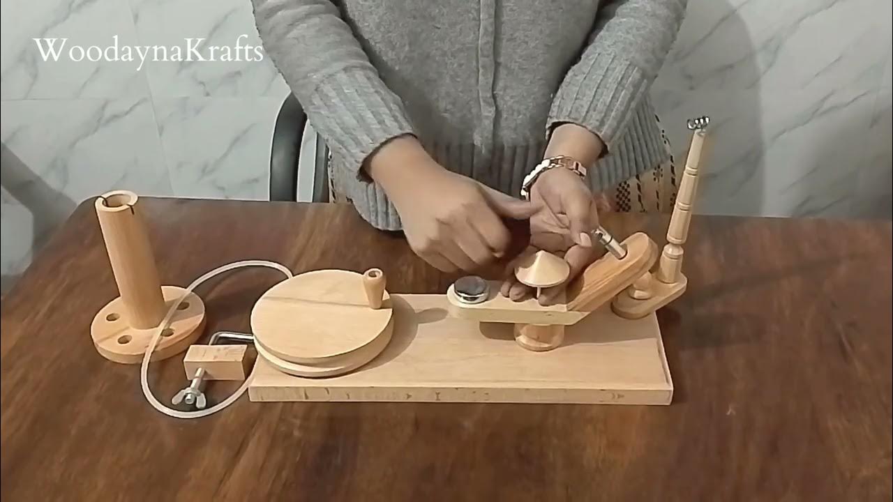 Assembling Wooden yarn ball Winder WoodaynaKrafts YouTube