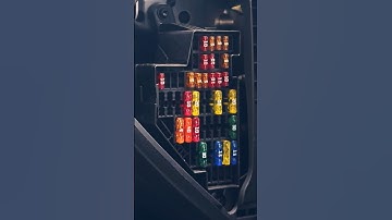 Secret compartment reveals fuse box Volkswagen Passat B6 #secret #discovery #explore #car #driving🚗