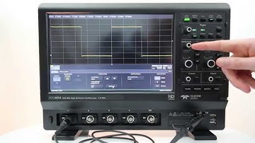 Horizontal Controls on an HDO High Definition Oscilloscope