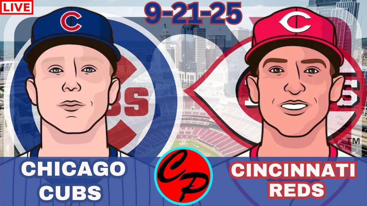 CHICAGO CUBS vs CINCINNATI REDS MLB BASEBALL GAME 155 LIVE GAME CAST & AUDIO