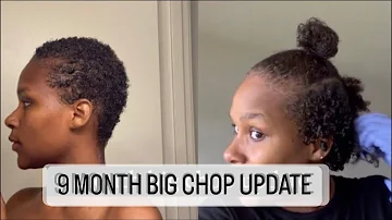 9 Month Big Chop Update * with pictures * | Chit Chat GRWM | Big Chop Journey