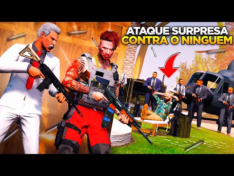 GTA V: VIDA DO CRIME | O NINGUEM JOGOU SUJO!! A TROPA SE JUNTOU A MAFIA E FOMOS AO ATAQUE!🔥 | EP#29