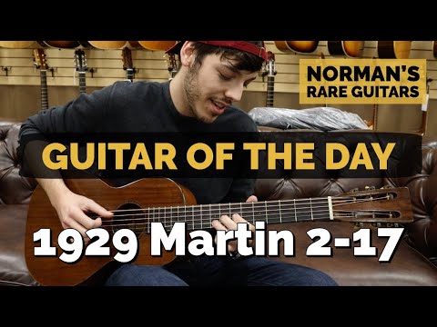 guitar-of-the-day:-1929-martin-2-17-|-norman's-rare-guitars