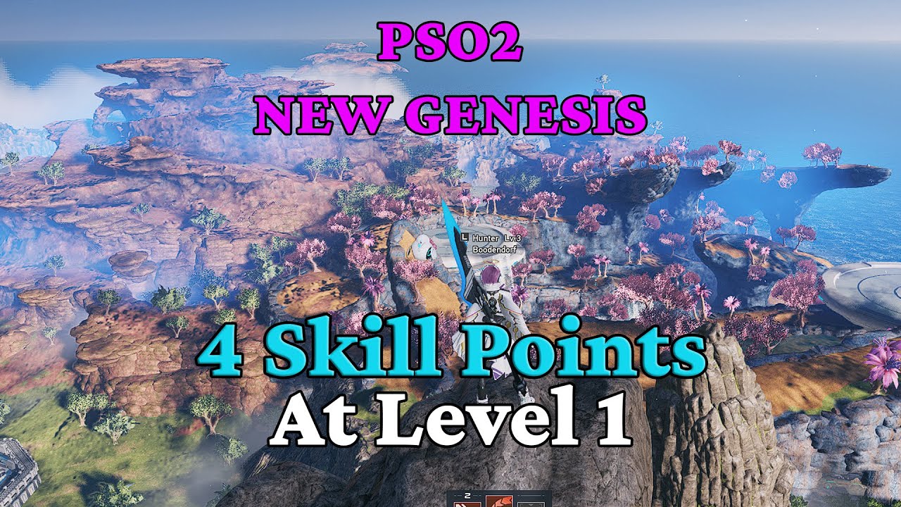 Instantly get 4 Skill Points at Level 1 - PSO2 New Genesis - YouTube