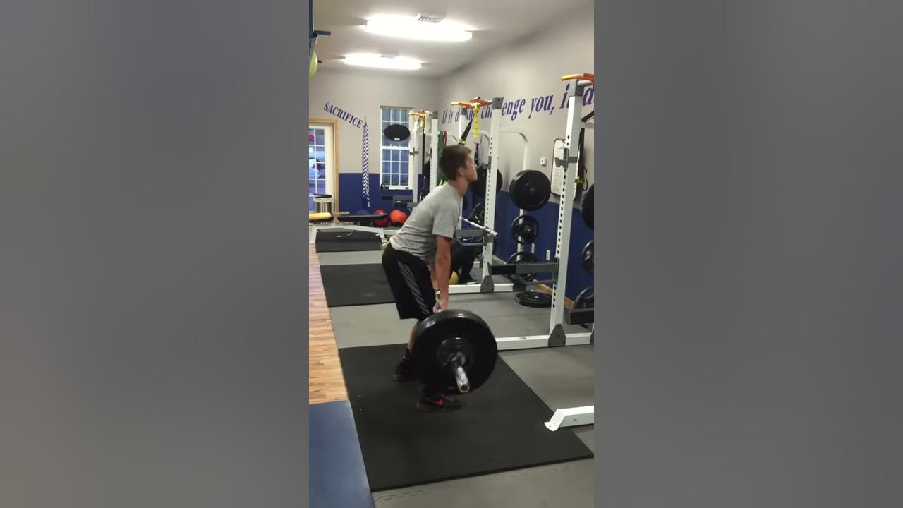 Jake Barbell Jump Shrugs 140x10 YouTube