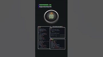 Engine Start Stop Animation 👾👨‍💻 #webdesign #frontend #css #music #shorts #trending #htmlcss #yt