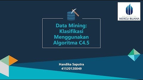 Tugas Besar 2 - Pengantar Data Mining: Klasifikasi Algoritma C4.5