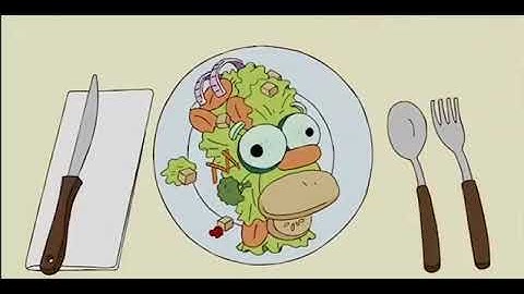 The Simpsons - Restaurant Couch Gag