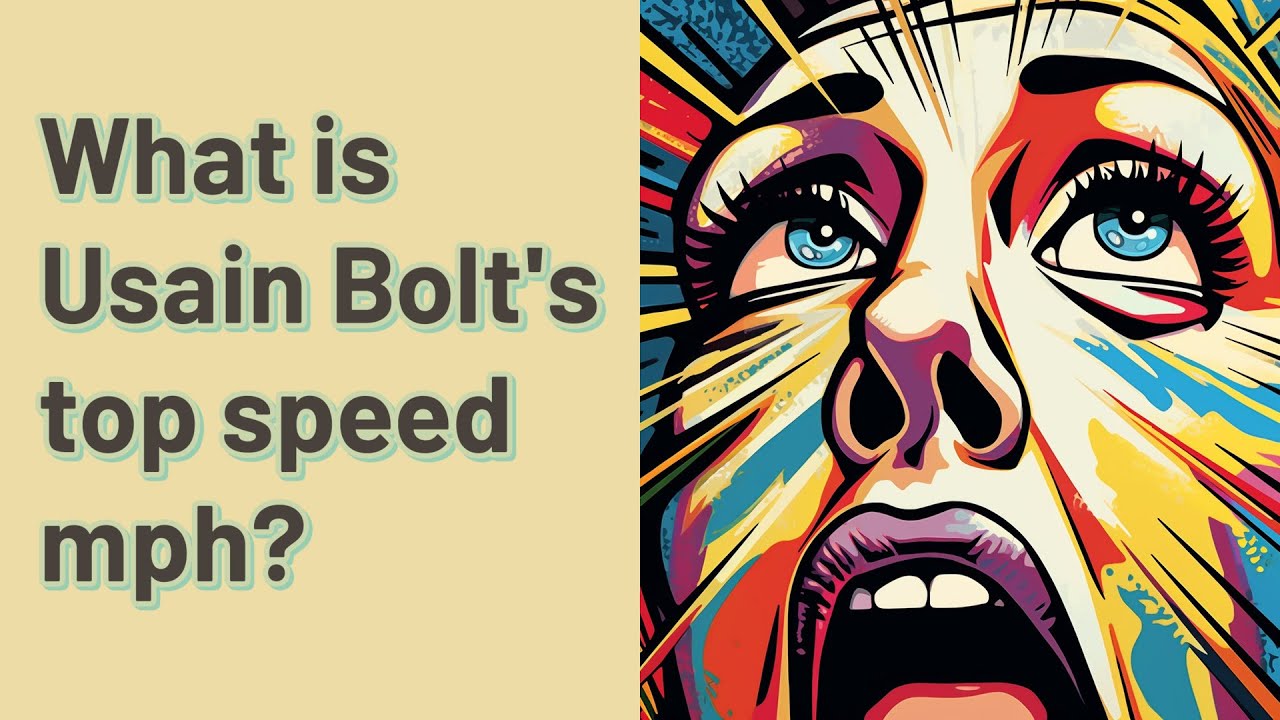 What is Usain Bolt's top speed mph? - YouTube
