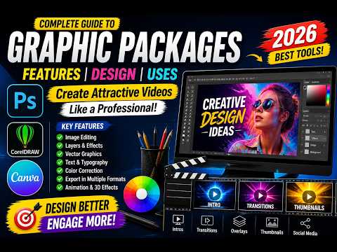 Powerful uses of graphic packages, video design tools 2026 🚀