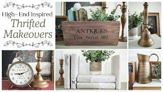 High-End Inspired Thrift Store Makeovers (Antique Farmhouse & Pottery Barn)