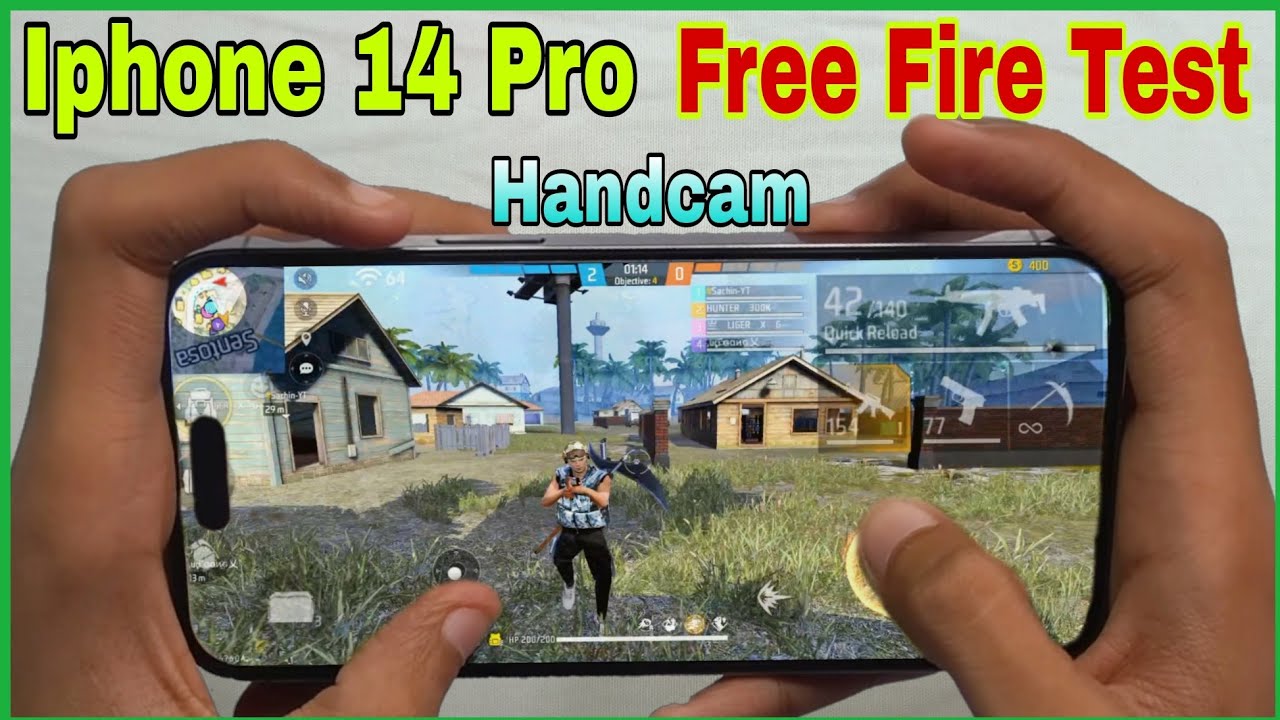 iPhone 14 Plus Free Fire Mobile Gaming test