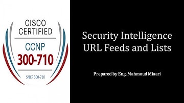 25- Security Intelligence URL Feeds and Lists