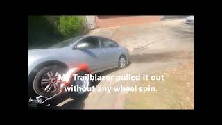 2004 2wd Trailblazer 4.2 pulled a stuck Uhaul truck and car