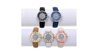 Kessaris Set of 5 Glitter Dial Crystal Watches screenshot 2