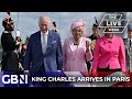 King Charles and Queen Camilla arrive in Paris to meet President Macron