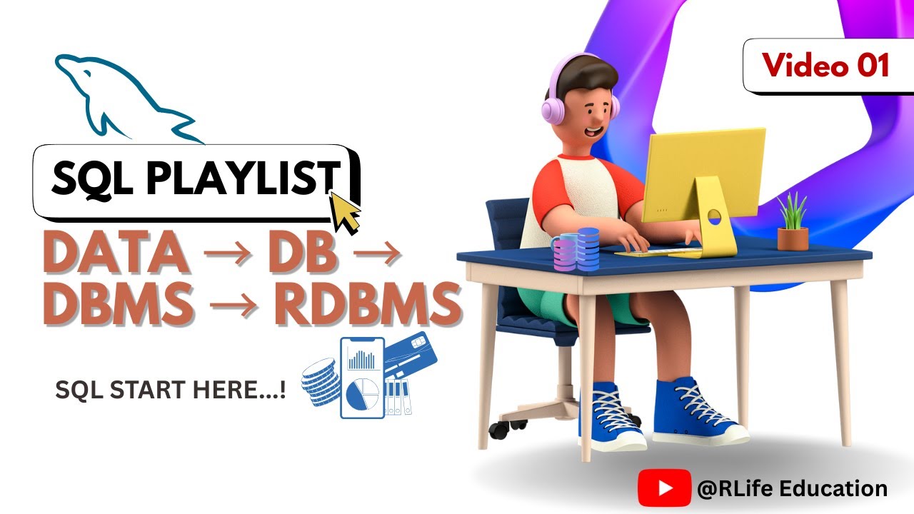 L1 : Before Learning SQL, Understand This — Data → DB → DBMS → RDBMS 