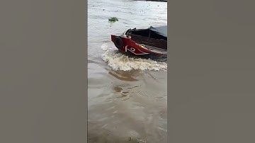 #shorts ghe gỗ vật lộn với dòng nước chảy xiết