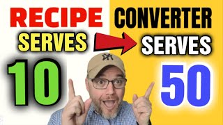 Recipe Conversion Using ChatGPT AI Full Tutorial Food Trucks, Bakers, Catering, Meal Planning,