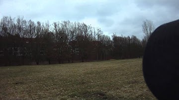 Dynam E-Razor 450 + Spektrum DX8 short flight in normal mode