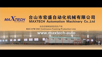 MAX-CFM CNC Continuous Foaming Production Line foam sponge making machine