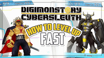 How To Level Up FAST (Max LVL EASY) | Digimon Story: Cyber Sleuth (PS Vita/PS4)