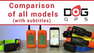 Comparison of all DOG GPS models (with subtitles)