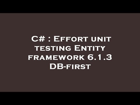 C# : Effort