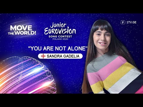 Sandra Gadelia - You are not alone - Georgia. Official Video. Junior Eurovision 2020. სანდრა გადელია