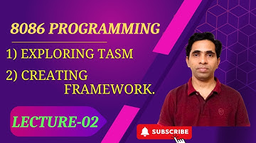 How to run assembly program using TASM and creating a framework for an assembly program.