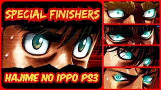 All Special Finishers for Hajime no Ippo PS3 English Patch + DLC Boxers はじめの一歩  DLC