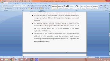 Optimizing Gradual SDN Upgrades in ISP Networks- IEEE PROJECTS 2019-20