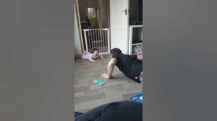 When daddy makes you laugh but you gotta keep padd...