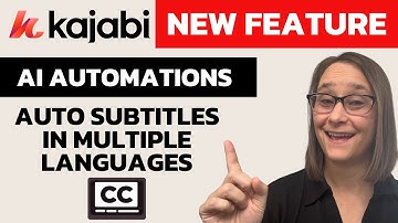How To Add Auto-Generated Subtitles Directly in Kajabi | Full Walkthrough 2025