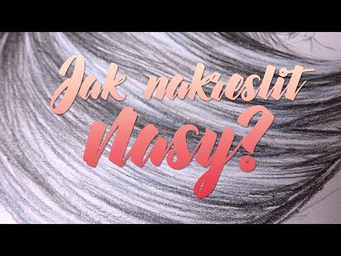 Video: Jak Kreslit Vlasy Tužkou