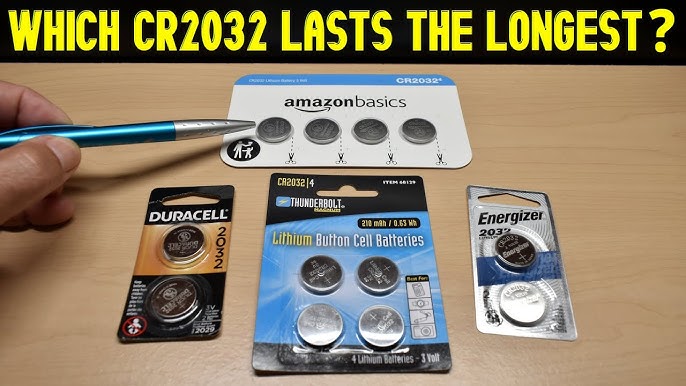 Energizer CR 2032 3V 240 mAh Lithium Non-Rechargeable Coin Battery - 6/Pack  2032BP-6 - Acme Tools