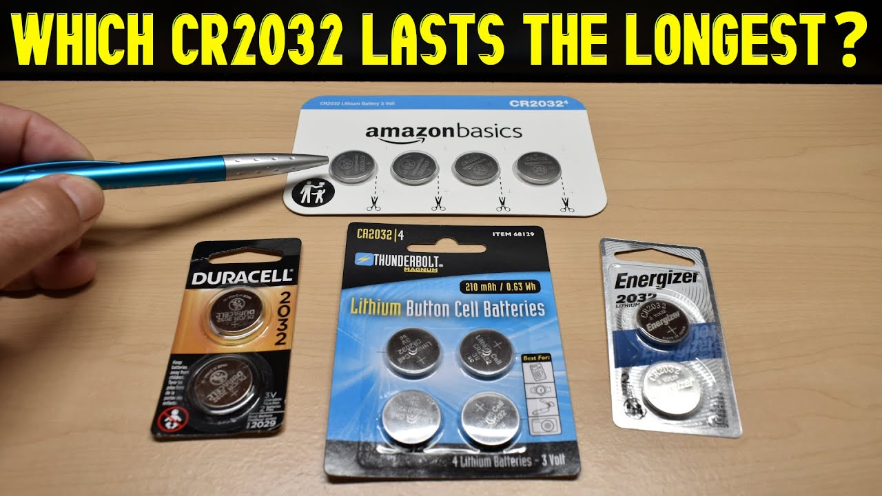 Energizer CR2032 Lithium Coin Cell Batteries 3V 