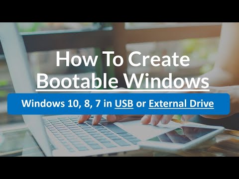 How To Create Windows 10, 8, 7 Bootable USB or Bootable External Hard Disk