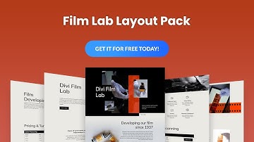 Get a FREE Film Lab Layout Pack for Divi
