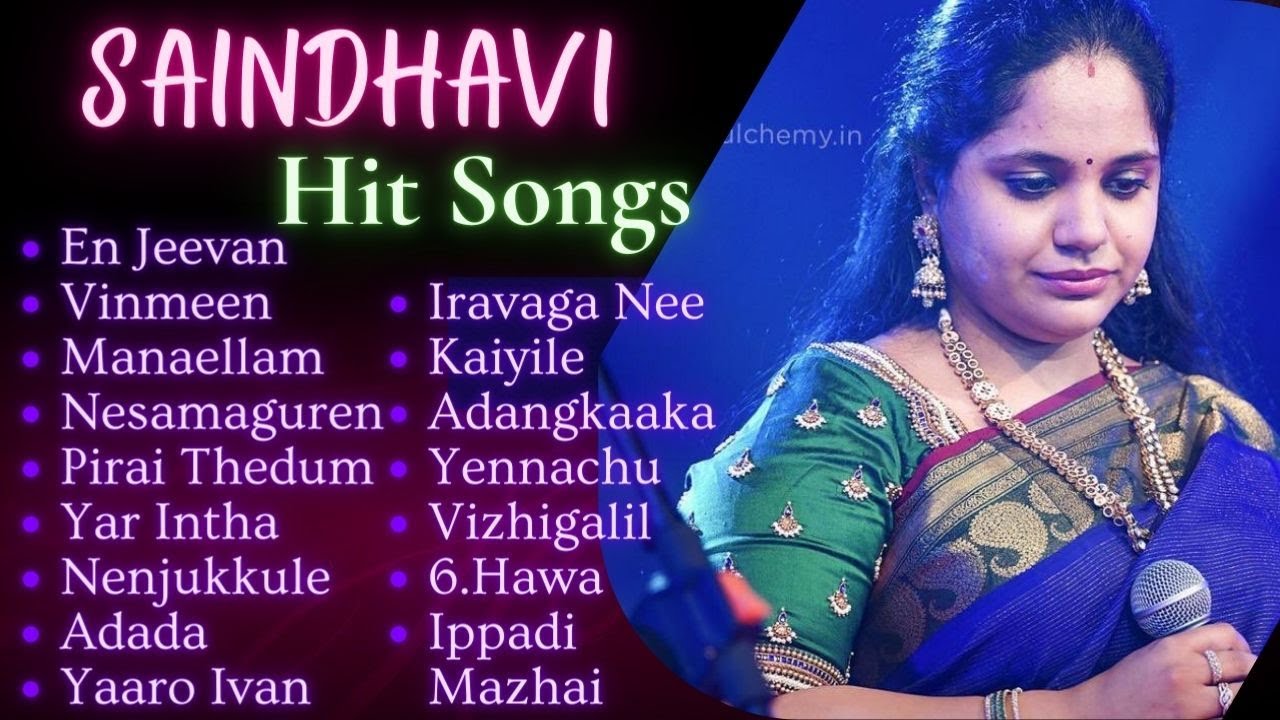 Saindhavi Tamil Hit Songs  Saindhavi  Songs  Saindhavi   GVPrakash Hits  Audio Jukebox