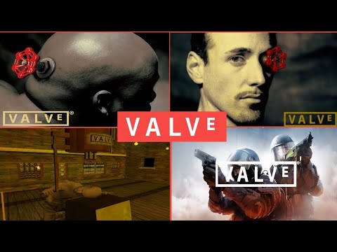 Evolution Of Valve Logo intros 1996 2018