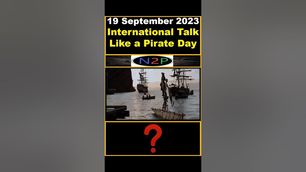 Important Days International Talk Like a Pirate Day shorts youtubeshorts news2pass fact