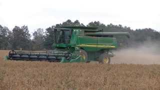 SK FARMS SOYBEAN HARVEST PART 1