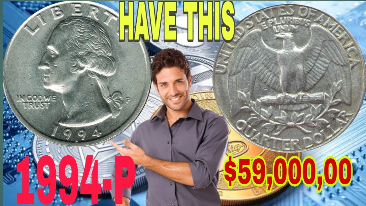 1994P Washington Quarter Dollar value and history:-How much is it worth ...
