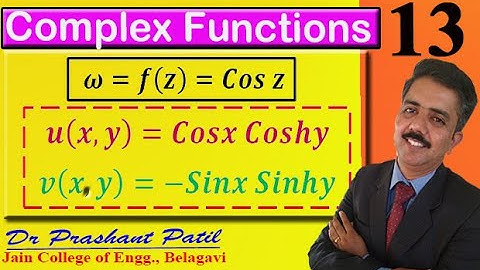 How to check analytic function for Cosz || Complex Analysis  || 18mat41 || Dr Prashant Patil