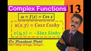 How to check analytic function for Cosz || Complex Analysis  || 18mat41 || Dr Prashant Patil