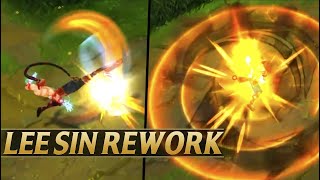 Lee Sin Rework New Gameplay Abilities Skins Comparison Effects - League Of Legends